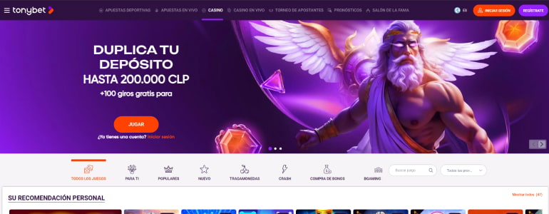Tonybet Casino Pagina Inicial